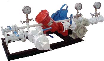 Насосный блок для перекачивания сжиженных газов (на базе КМВГ 40-25-150Е)