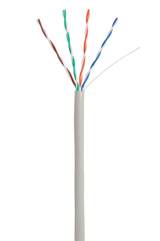 Кабель UTP.4пары,одножильный,кат 5,для 